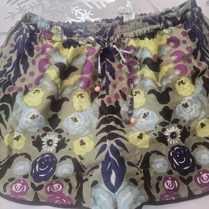 Zara Multicolor Floral Mini Skirt